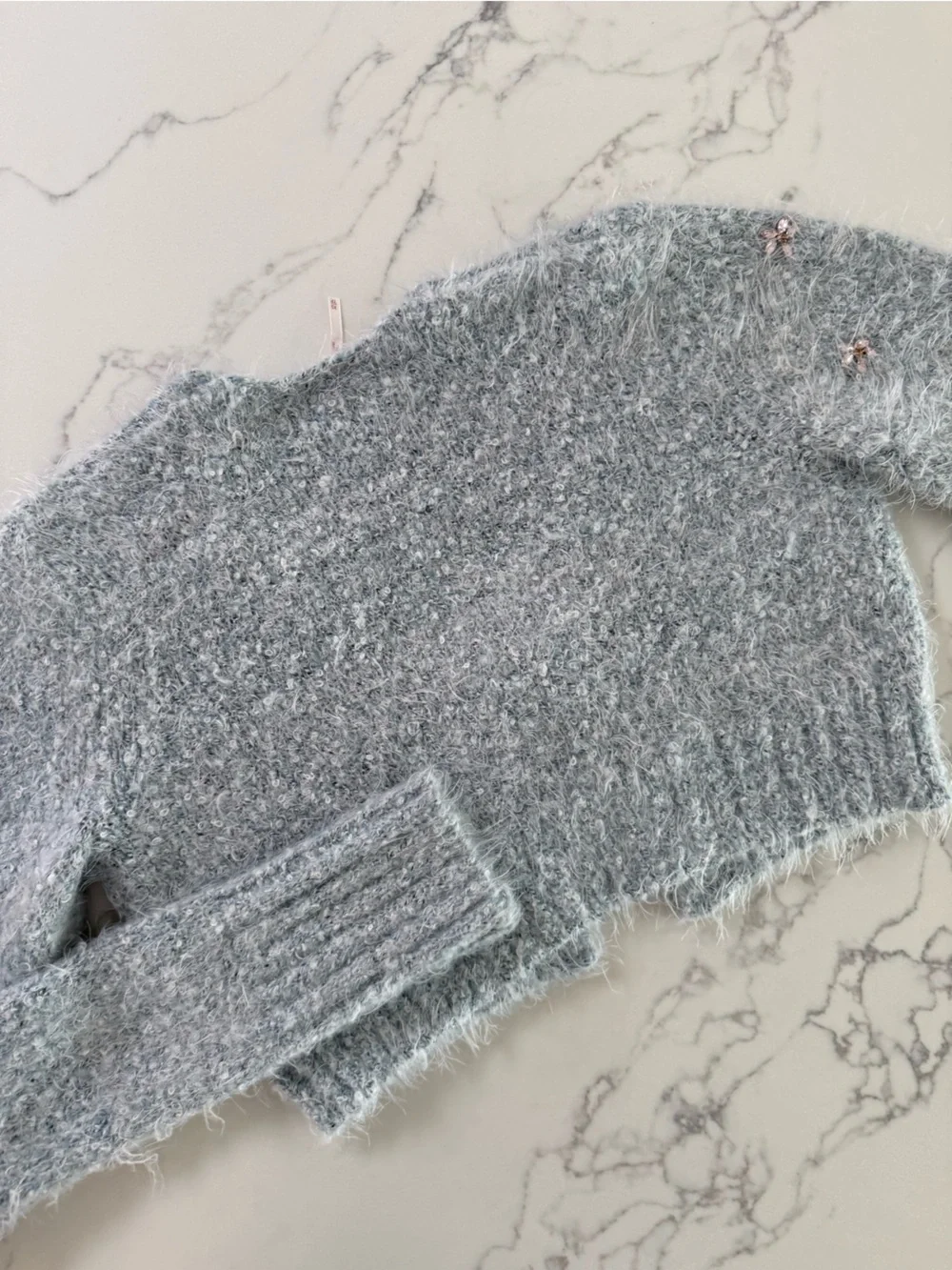 Free People Twinkle Cardi - Blue - Size XS